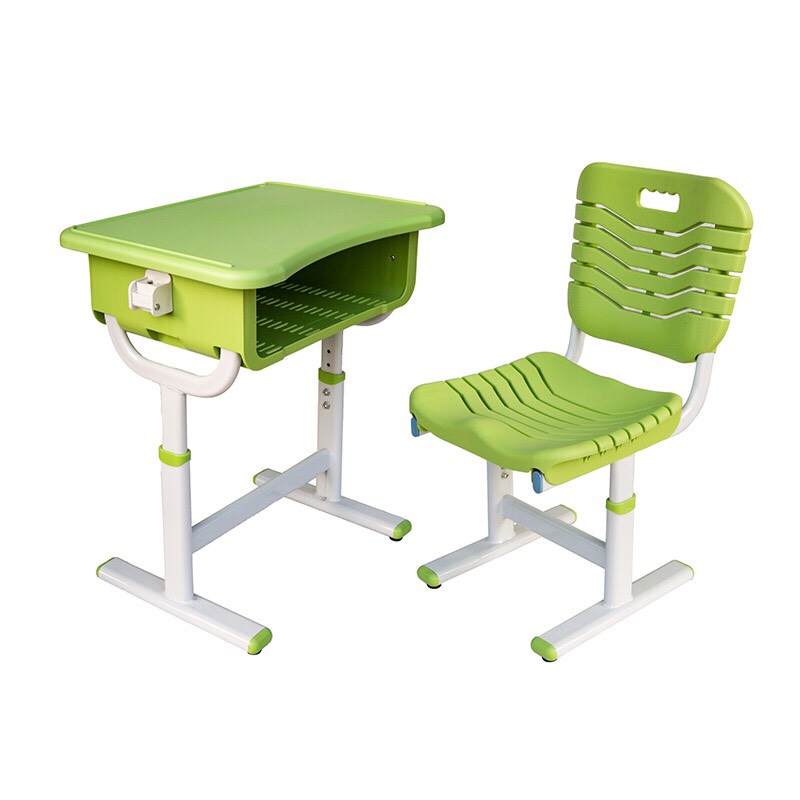 Bàn ghế học sinh xanh lá cây